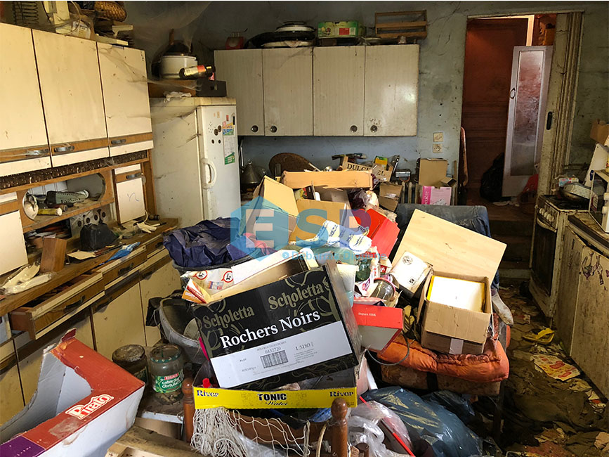 Syndrome de Diogène Débarras Désinfection cuisine insallubre