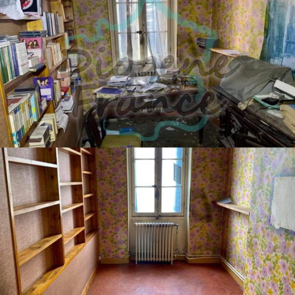 Débarras et nettoyage en photo suite à notre intervention dans un logement d'une grande incurie