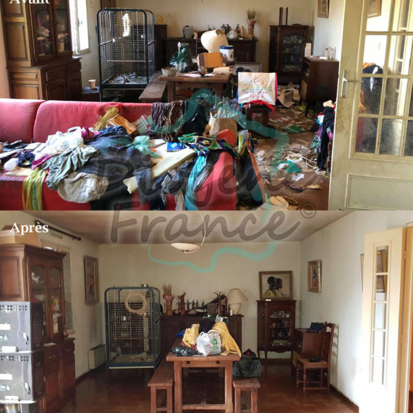 Débarras et nettoyage de maison syndrome de diogène