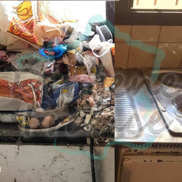 Nettoyage de maison très sale