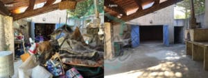 photos débarras Diogène avant après