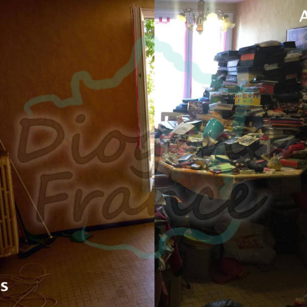 Nettoyage de maison très sale