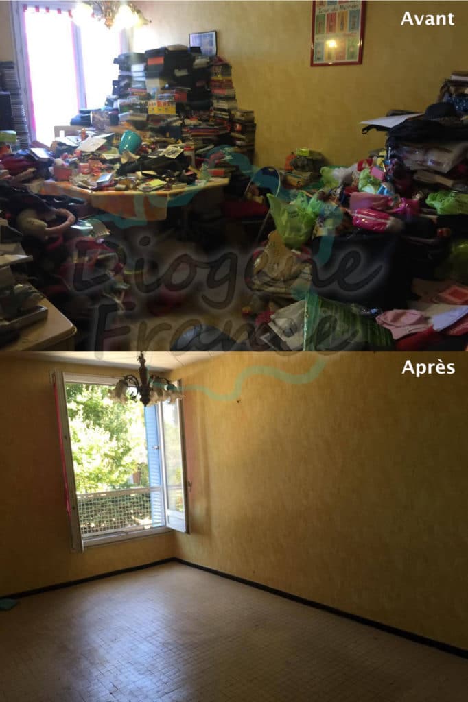 débarras maison avant après